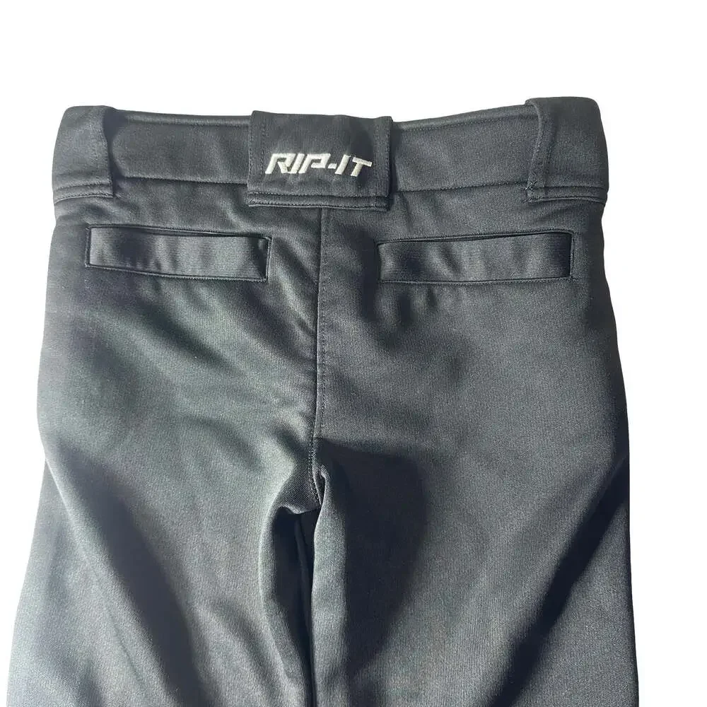 RIP-IT Youth Softball Padded Sliding Pants Black Elastic Youth Large